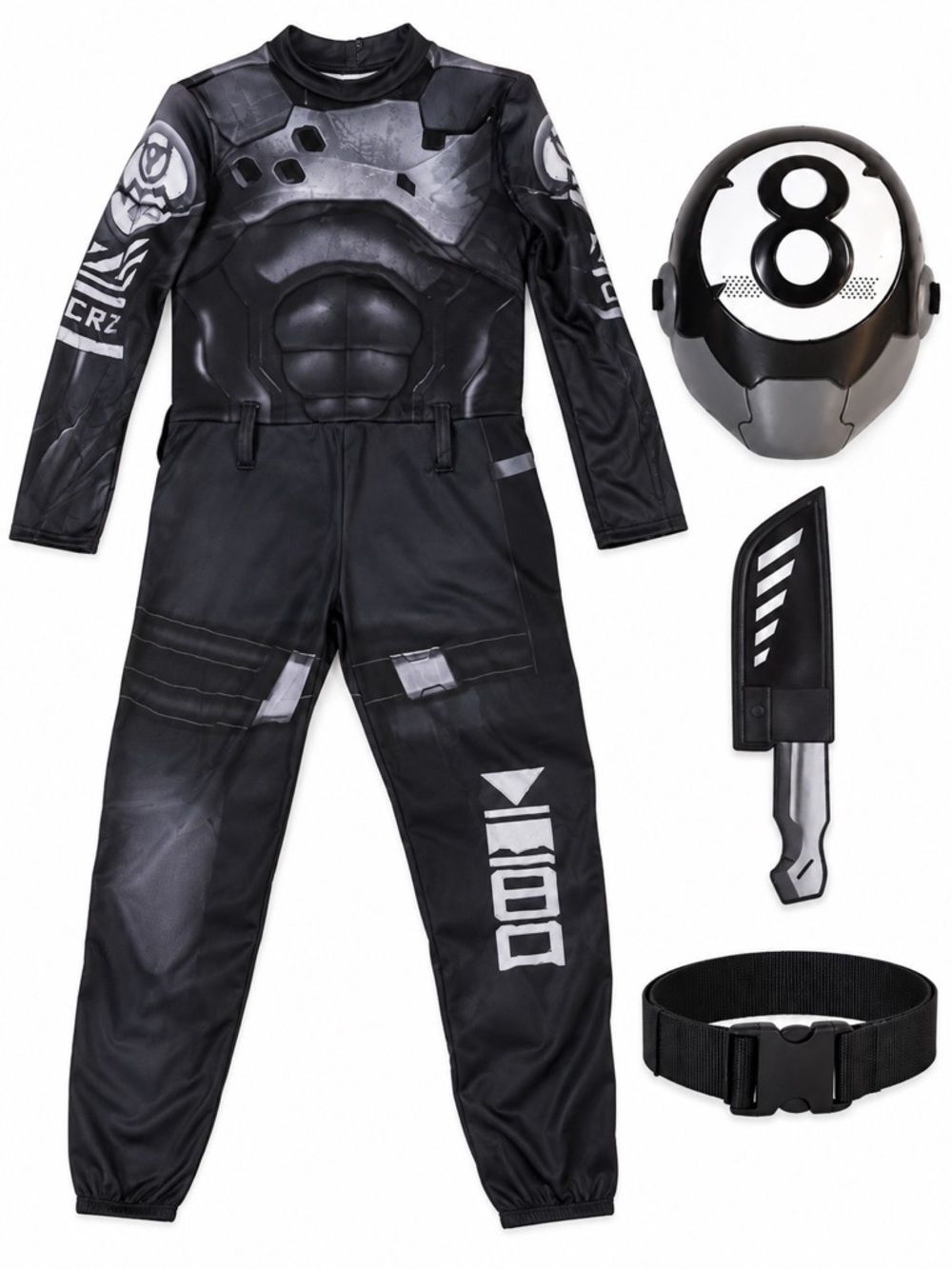 Fortnite 8-Ball Kids Halloween Costume | Size Youth Medium 8-10